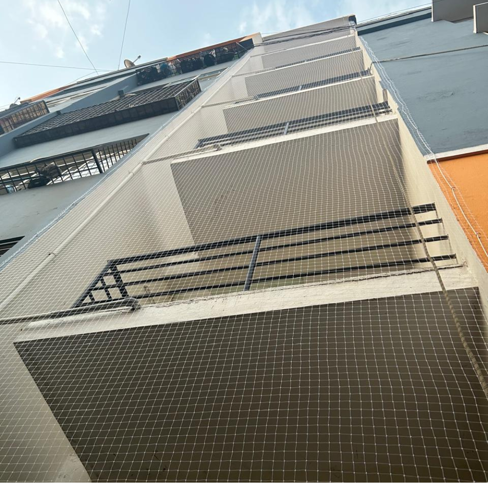 Duct area safety nets