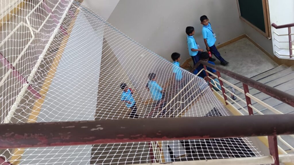 staircases.